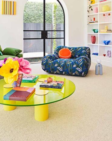 Wool carpet in nursery in Geelong home