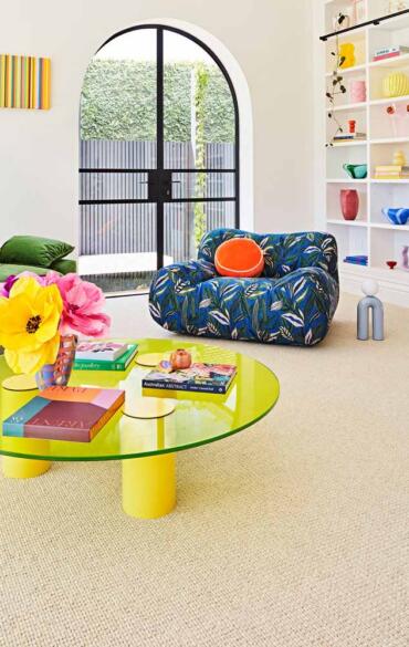 Wool carpet in nursery in Geelong home