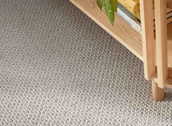 Close up of solution dyed nylon carpet Geelong