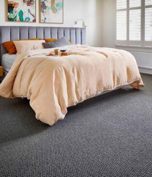 Solution dyed nylon carpet in Geelong bedroom