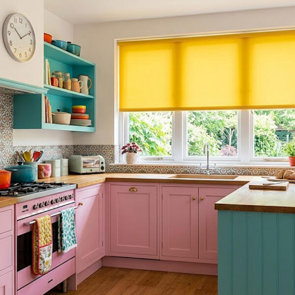 Roller blinds installed in Geelong kitchen